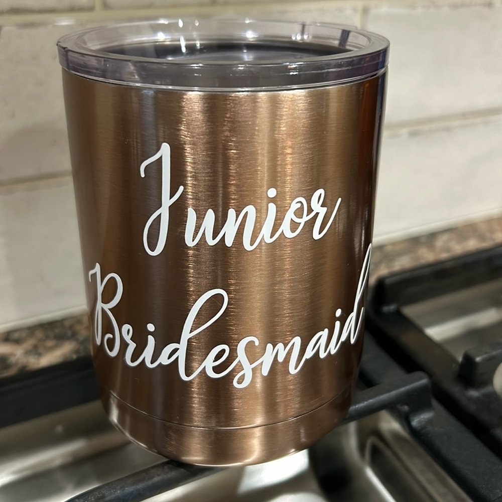 Wellness 10 oz Low-ball Tumbler ‘Junior Bridesmaid’